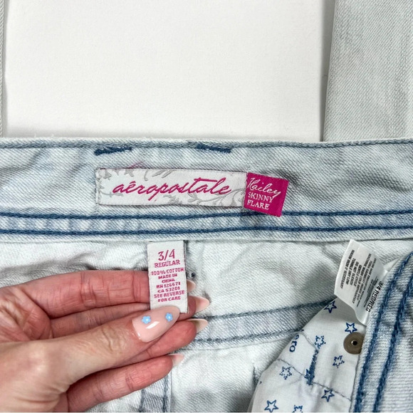 Y2K Aeropostale Low Rise Flare Jeans - Picture 7 of 9